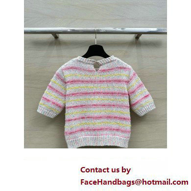 chanel Cotton  &  Mixed Fibers Pink  &  Multicolor TOP P76604 2024